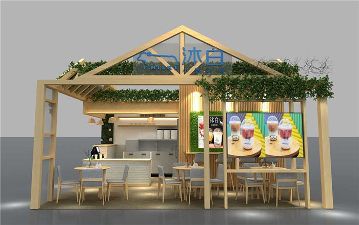商場展台裝修-沐白