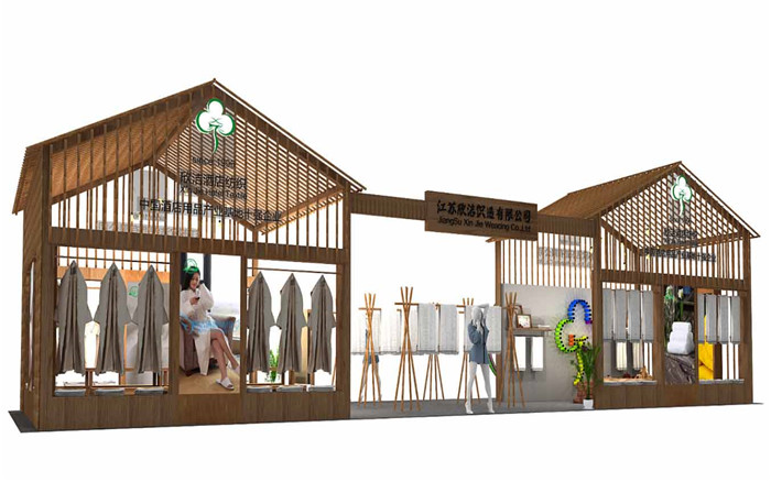 麵料紡織展搭建