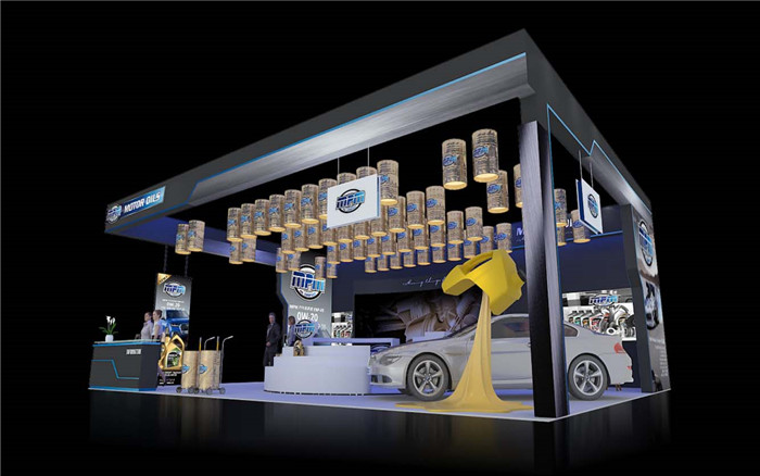廣州汽車展展廳設計-MOTOR OILS