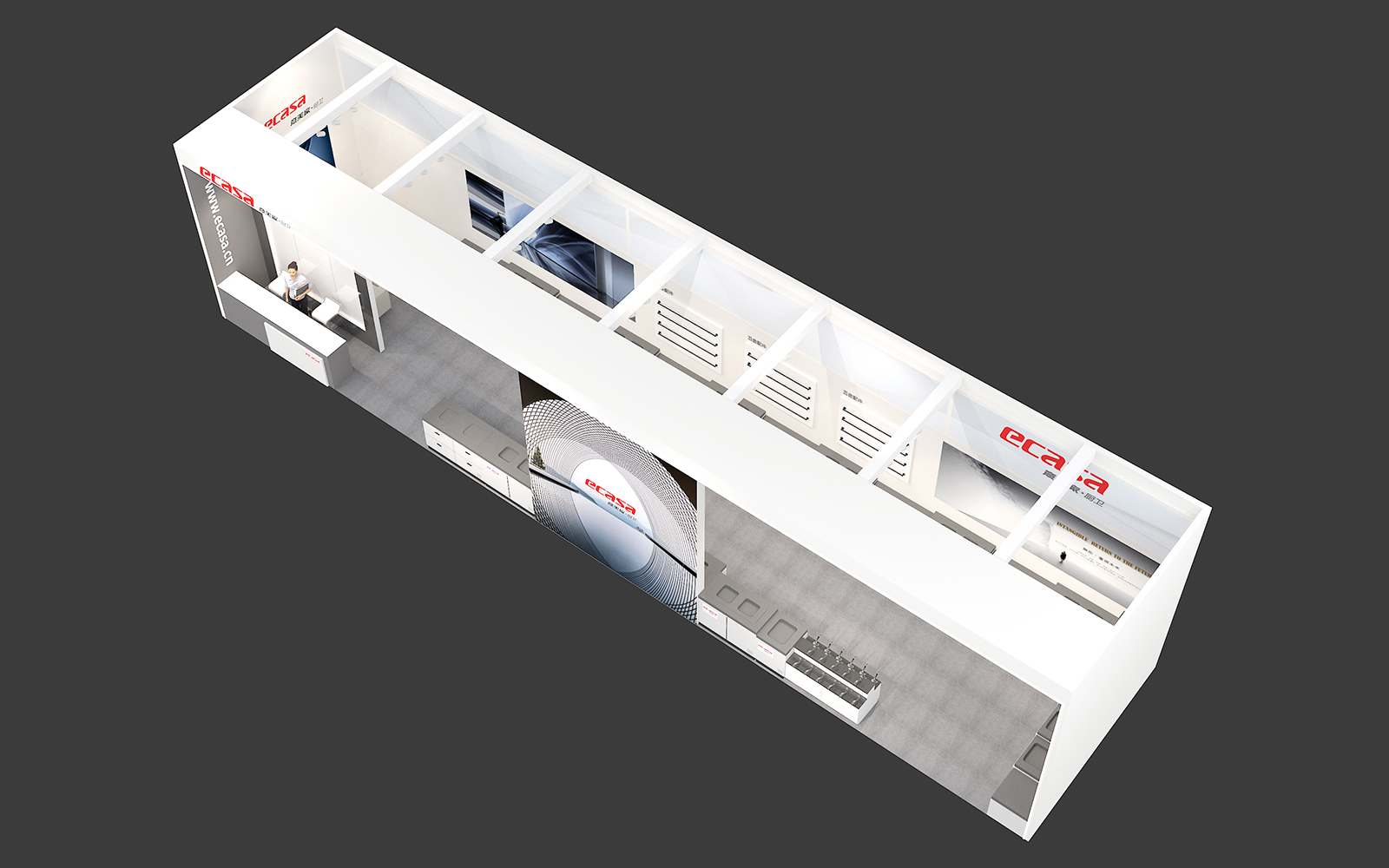 上海衛浴展台搭建圖片