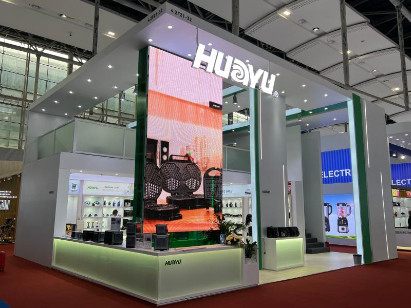 華裕電器集團股份有限公司的第135屆獲獎廣交會(hui) 展位設計搭建圖片