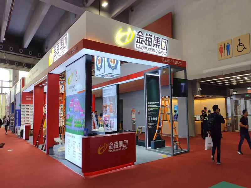 上海勁浪的第135屆獲獎廣交會(hui) 展位設計搭建圖片