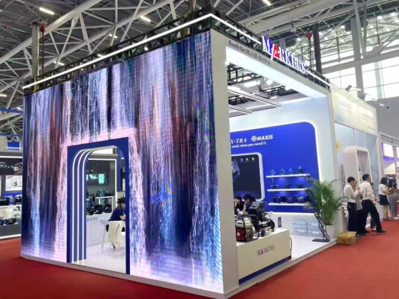 浙江青霄科技股份有限公司的第135屆獲獎廣交會(hui) 展位設計搭建圖片