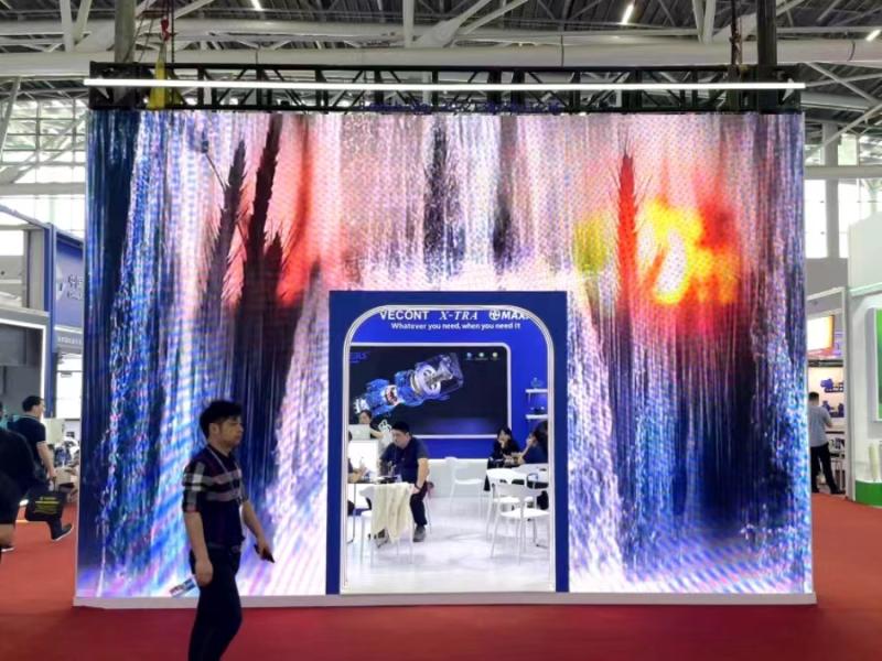 浙江青霄科技股份的第135屆獲獎廣交會(hui) 展位設計搭建圖片