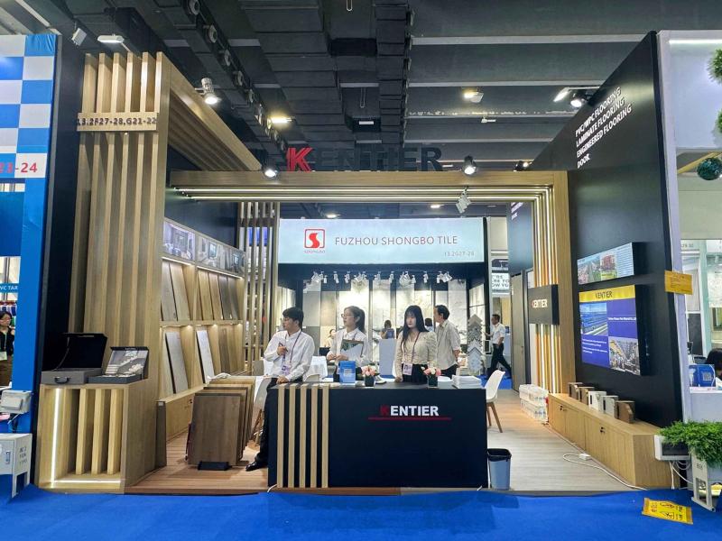 江蘇肯帝亞(ya) 木業(ye) 有限公司的第136屆獲獎廣交會(hui) 展位設計搭建圖片