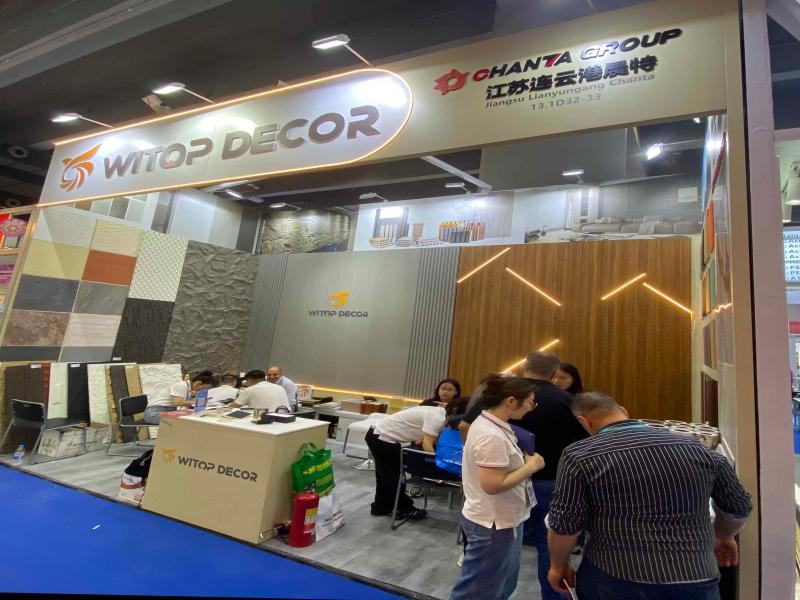 連雲(yun) 港晨特商貿有限公司的第136屆獲獎廣交會(hui) 展位設計搭建圖片