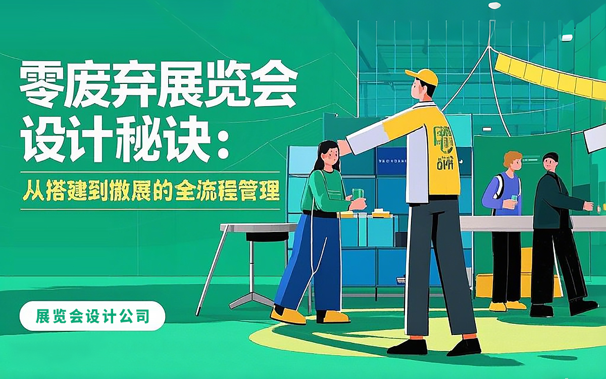 零廢棄展覽會(hui) 設計秘訣：從(cong) 搭建到撤展的全流程管理
